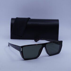 Saint Laurent SL 757 002 Square Sunglasses - Havana/Grey